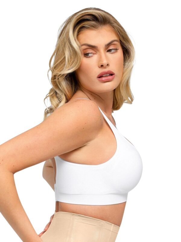 Seamless Adjustable Wide-Strap Underwire-Free Smoothing Bra - Image 3